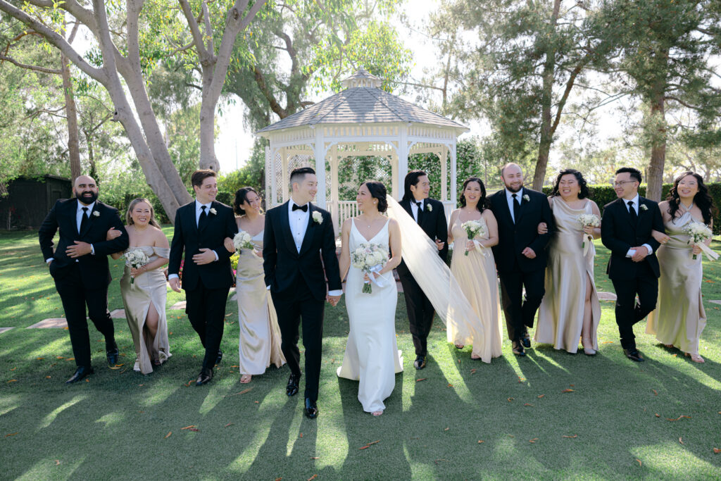 bridal party at alta vista country club